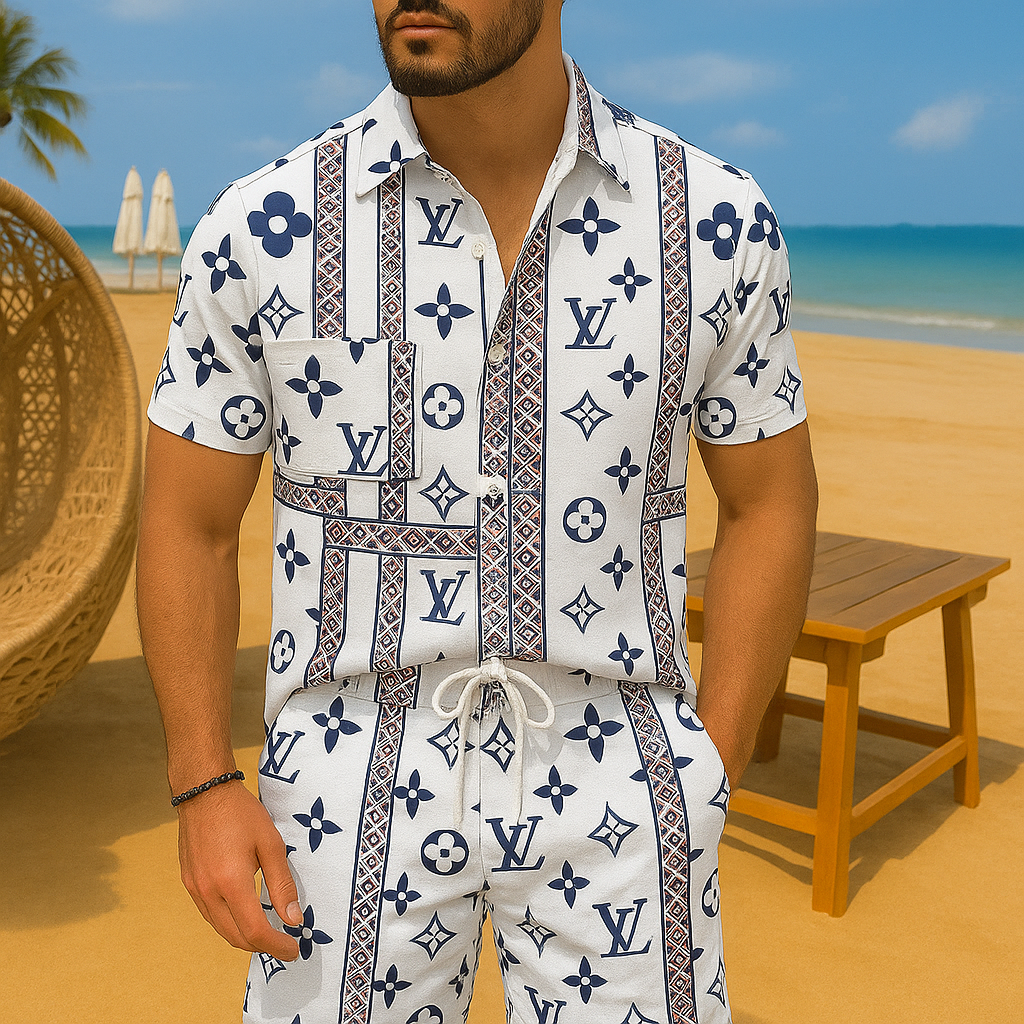 [new] Luxury Hawaii Shirt & Short Summer Hch103