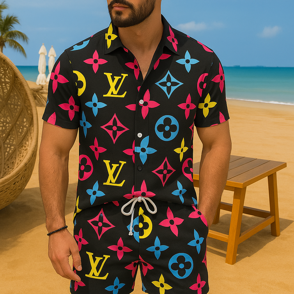 [new] Luxury Hawaii Shirt & Short Summer Hch112