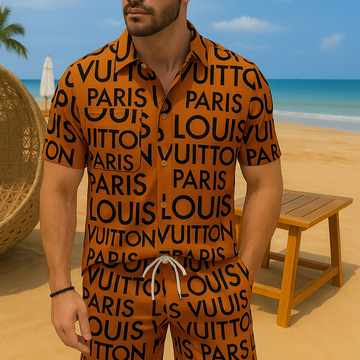 [new] Luxury Hawaii Shirt & Short Summer Hch029