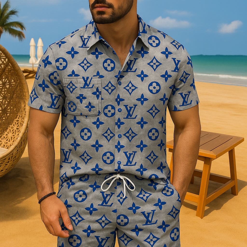 [new] Luxury Hawaii Shirt & Short Summer Hch116