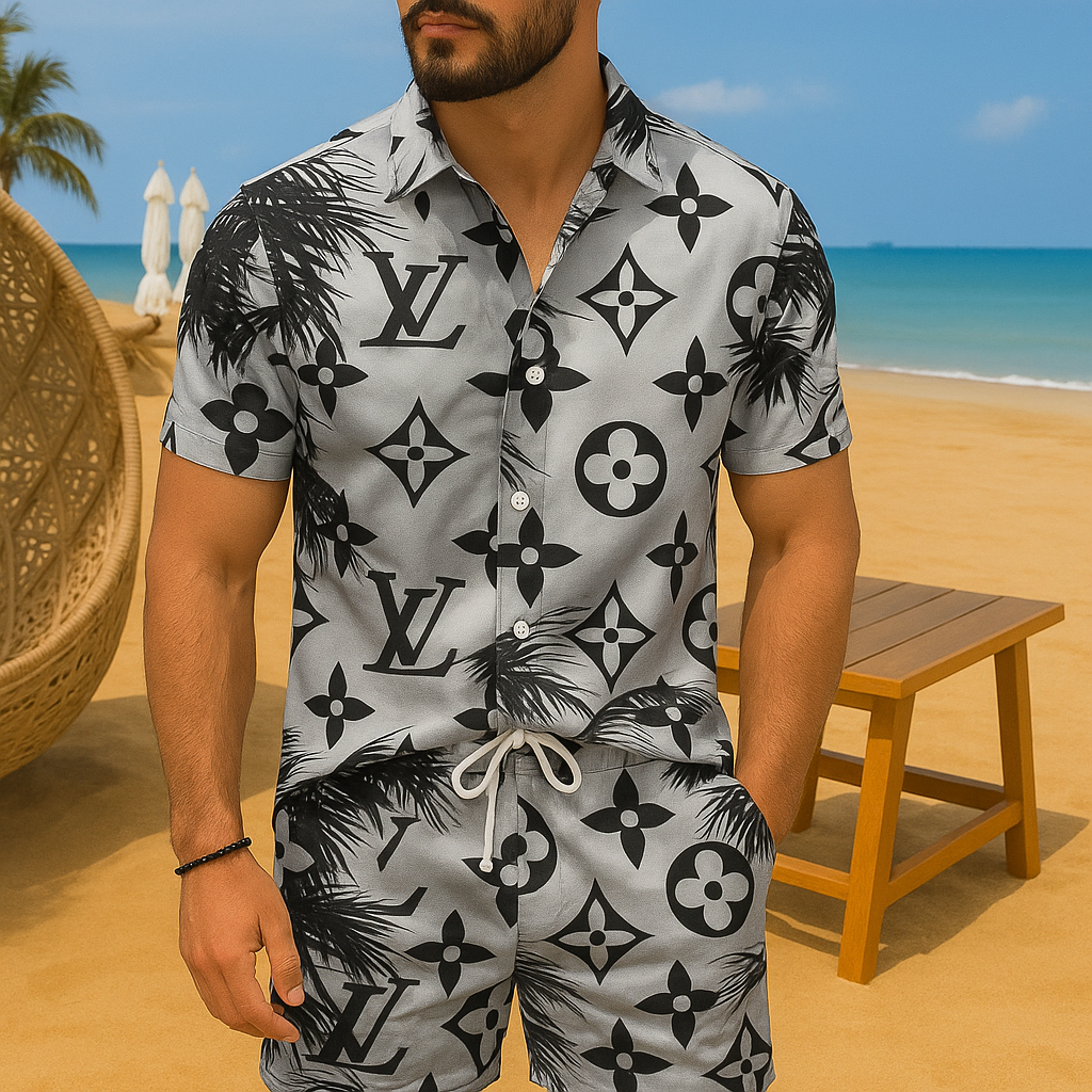 [new] Luxury Hawaii Shirt & Short Summer Hch119