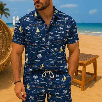[new] Luxury Hawaii Shirt & Short Summer Hch124