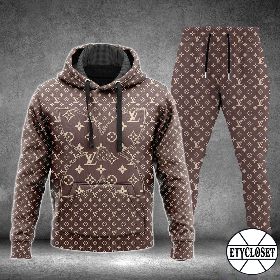 L.v | New Released High Quality Hoodie And Sweatpants Set  Mn-has-099