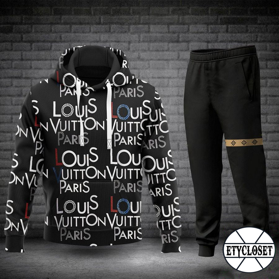 L.v | New Released High Quality Hoodie And Sweatpants Set  Mn-has-006