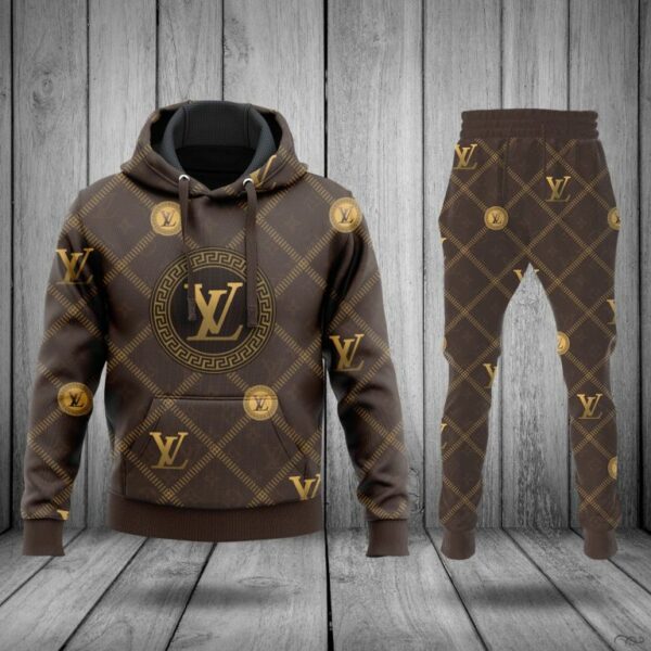L.v | New Released High Quality Hoodie And Sweatpants Set  Mn-has-103