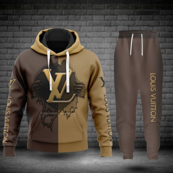 L.v | New Released High Quality Hoodie And Sweatpants Set  Mn-has-010
