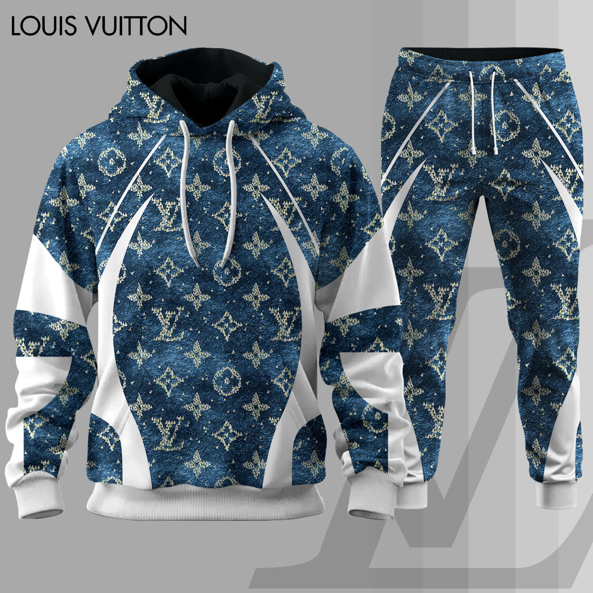 L.v | New Released High Quality Hoodie And Sweatpants Set  Mn-has-078