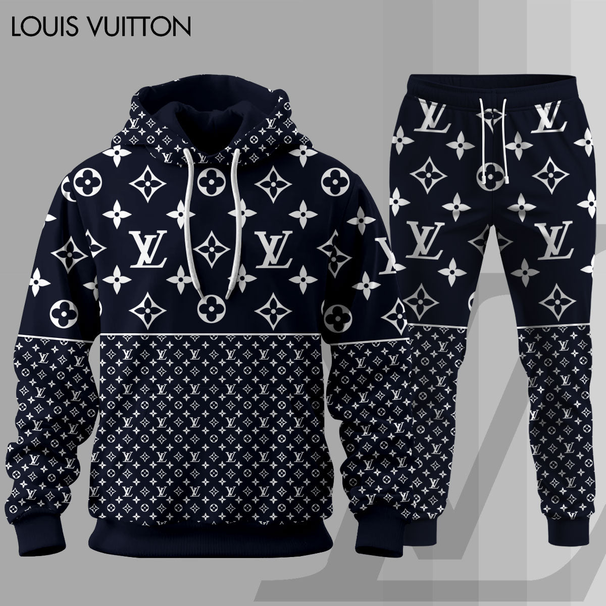 L.v | New Released High Quality Hoodie And Sweatpants Set  Mn-has-013
