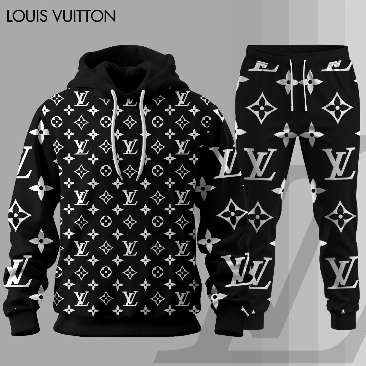 L.v | New Released High Quality Hoodie And Sweatpants Set  Mn-has-035