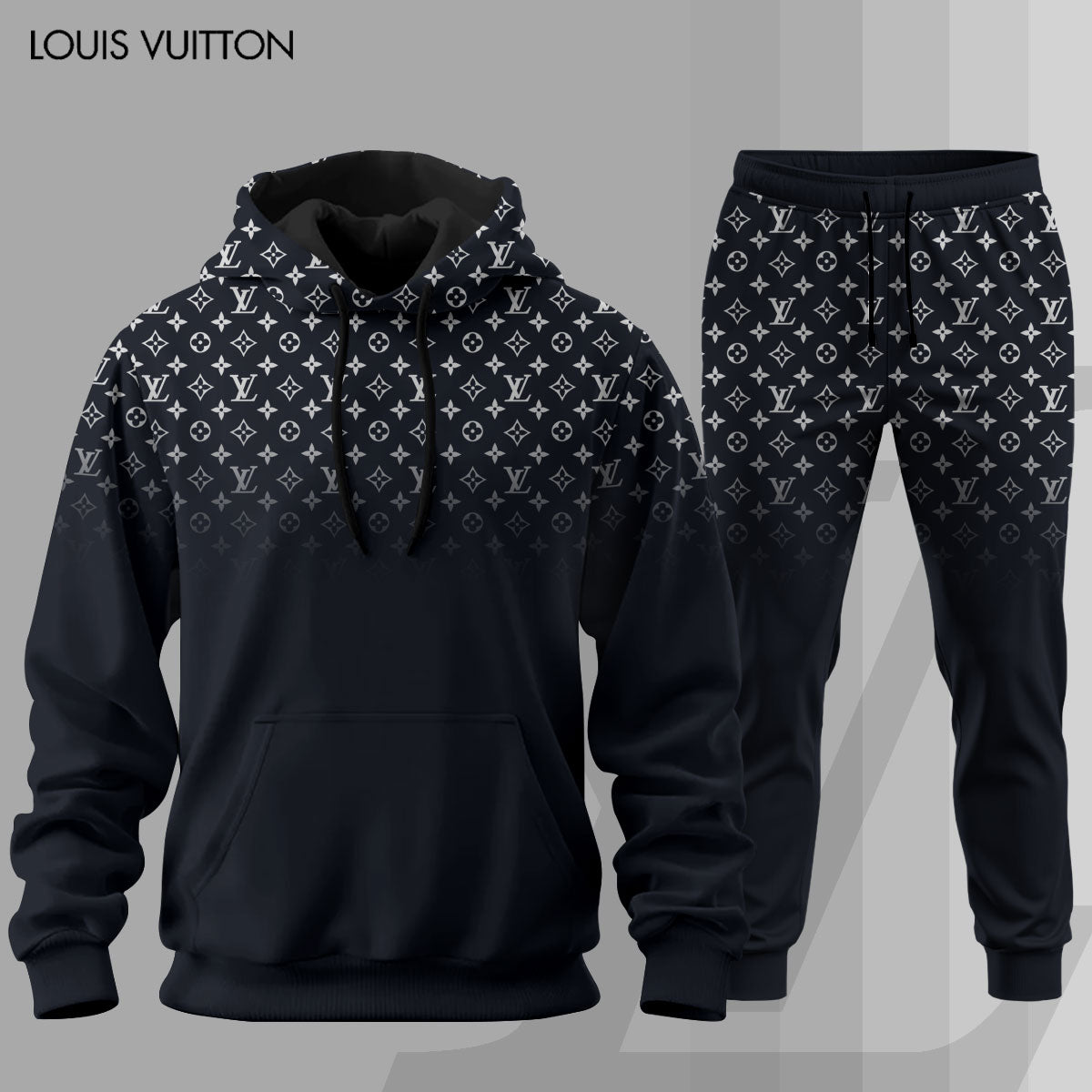 L.v | New Released High Quality Hoodie And Sweatpants Set  Mn-has-043