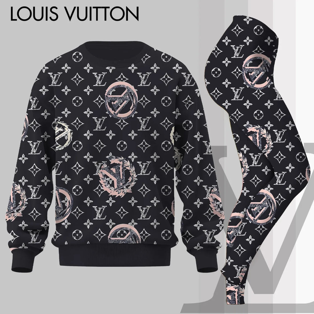 L.v | Premium Sweatshirt And Leggings Set Mn-sls-039