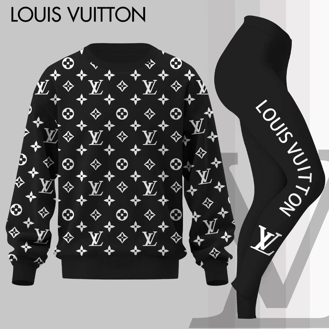 L.v | Premium Sweatshirt And Leggings Set Mn-sls-040