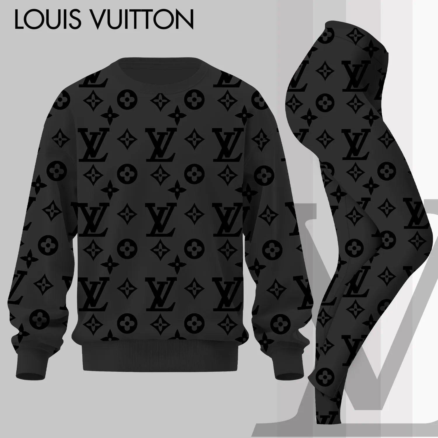 L.v | Premium Sweatshirt And Leggings Set Mn-sls-013
