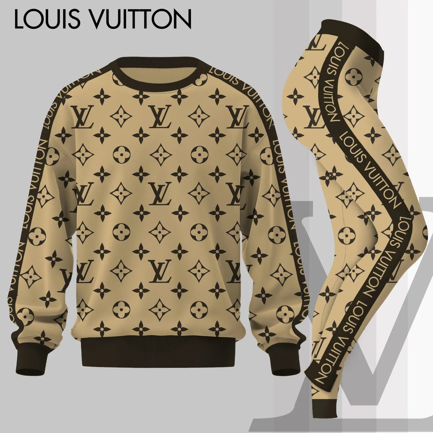 L.v | Premium Sweatshirt And Leggings Set Mn-sls-044