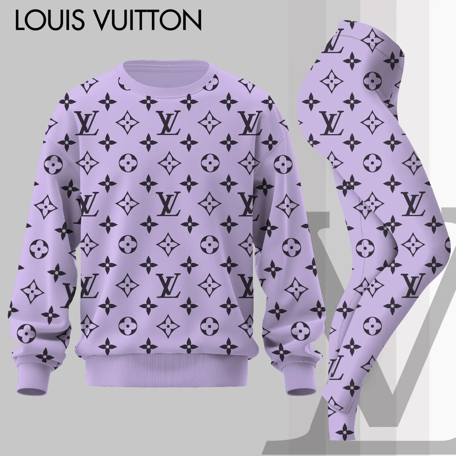 L.v | Premium Sweatshirt And Leggings Set Mn-sls-016
