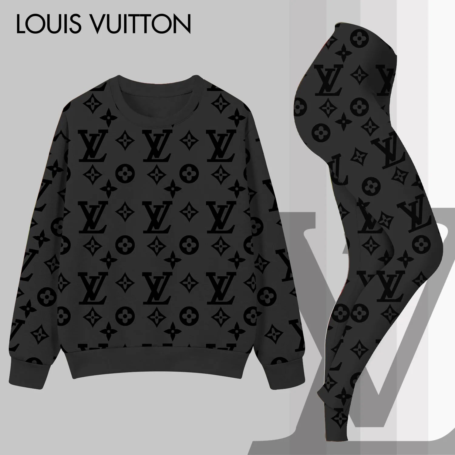 L.v | Premium Sweatshirt And Leggings Set Mn-sls-018