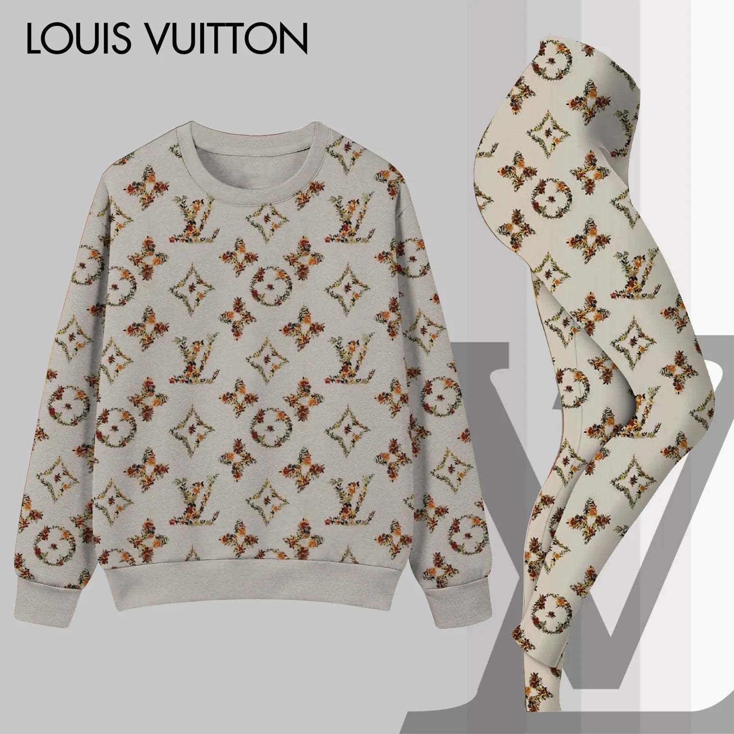 L.v | Premium Sweatshirt And Leggings Set Mn-sls-002