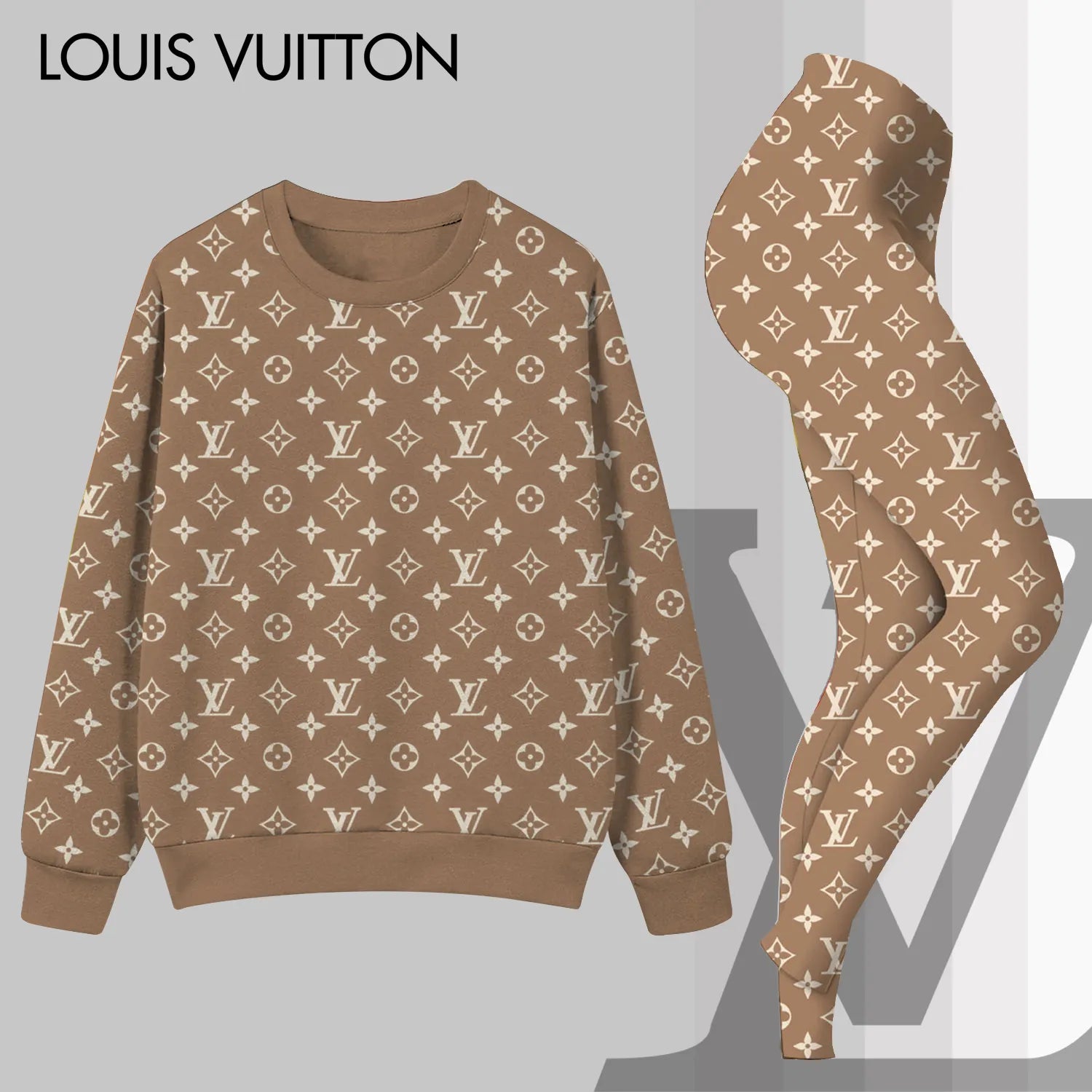 L.v | Premium Sweatshirt And Leggings Set Mn-sls-031