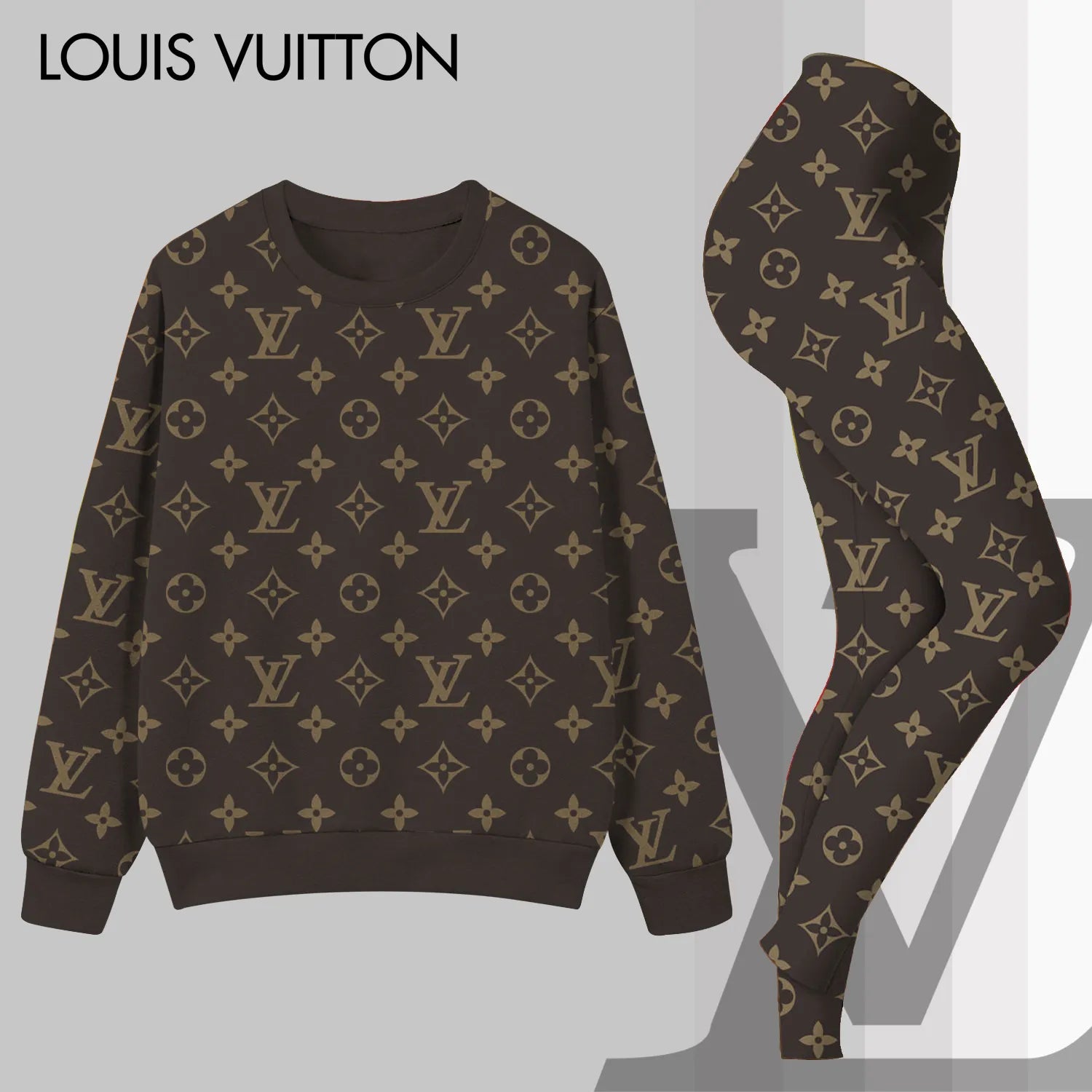 L.v | Premium Sweatshirt And Leggings Set Mn-sls-024