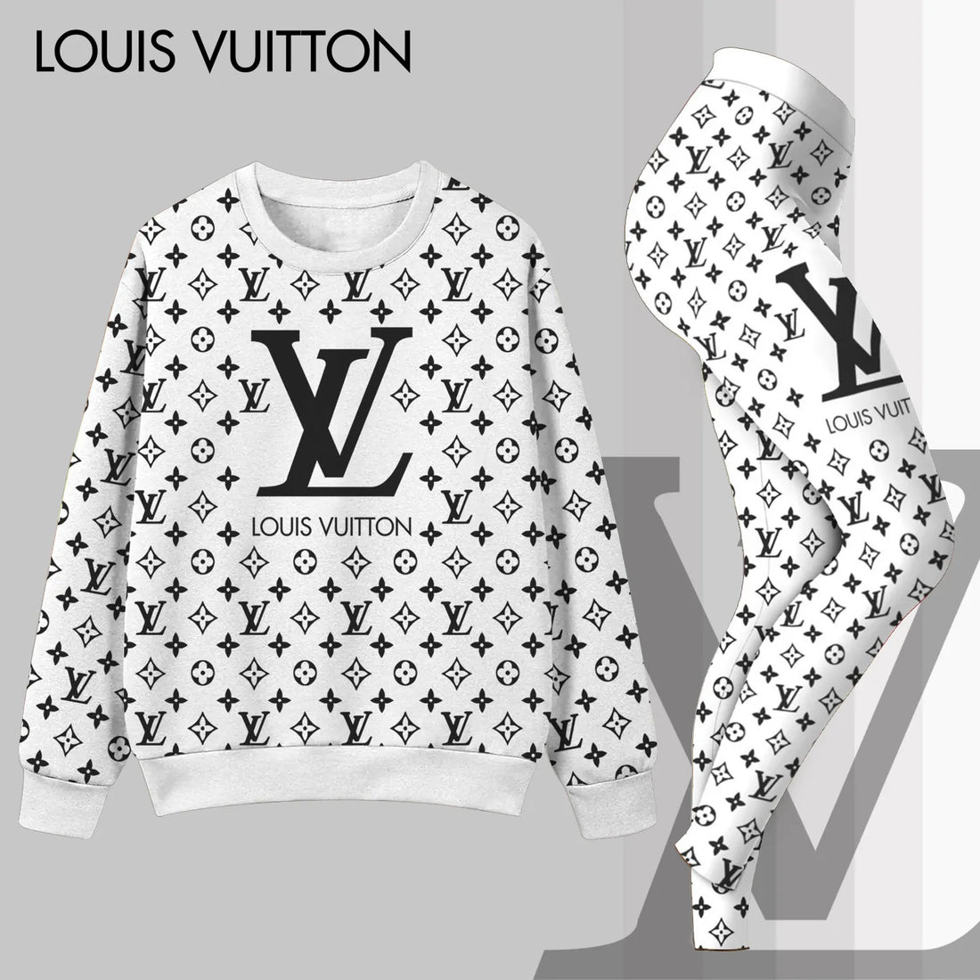 L.v | Premium Sweatshirt And Leggings Set Mn-sls-034