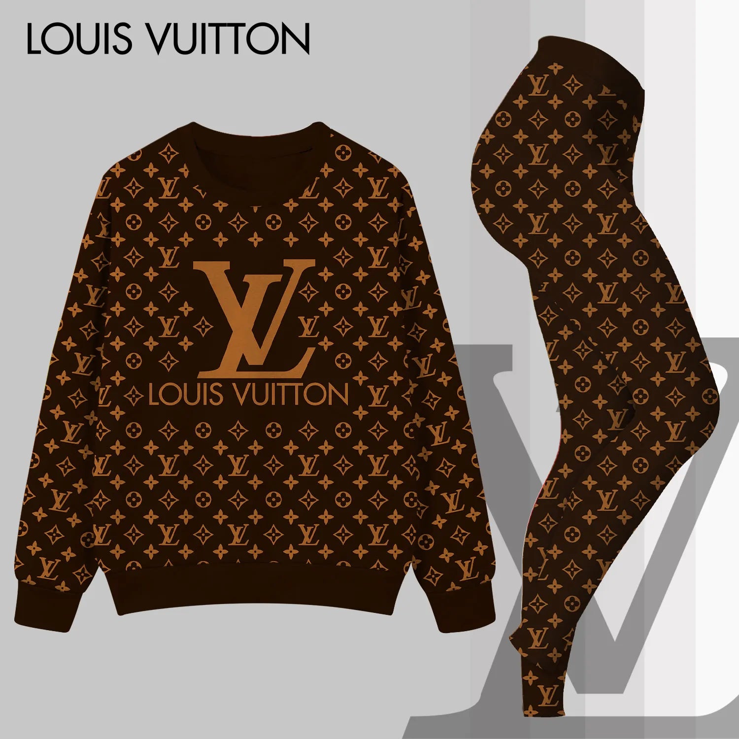 L.v | Premium Sweatshirt And Leggings Set Mn-sls-030