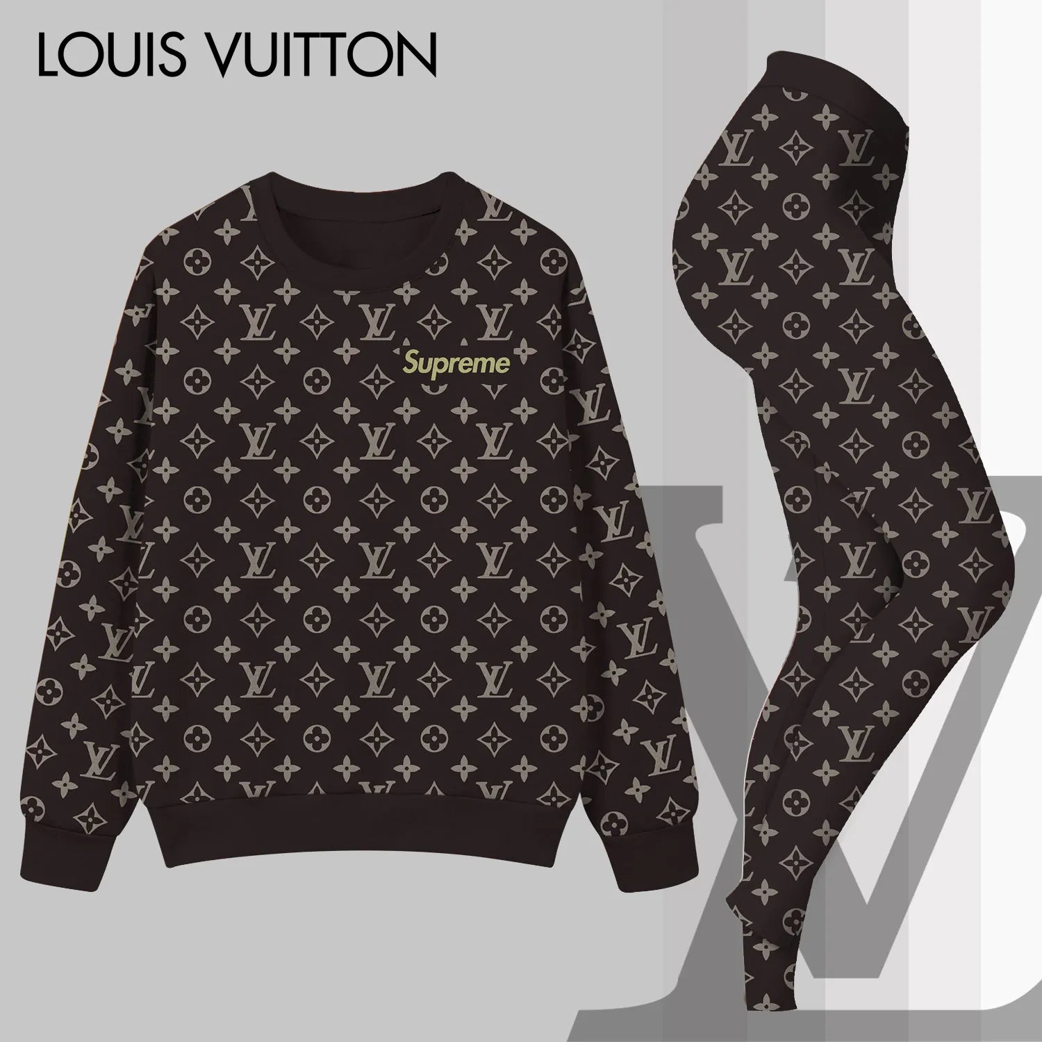 L.v | Premium Sweatshirt And Leggings Set Mn-sls-029