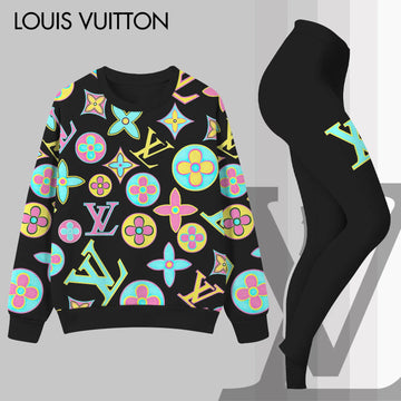 L.v | Premium Sweatshirt And Leggings Set Mn-sls-041