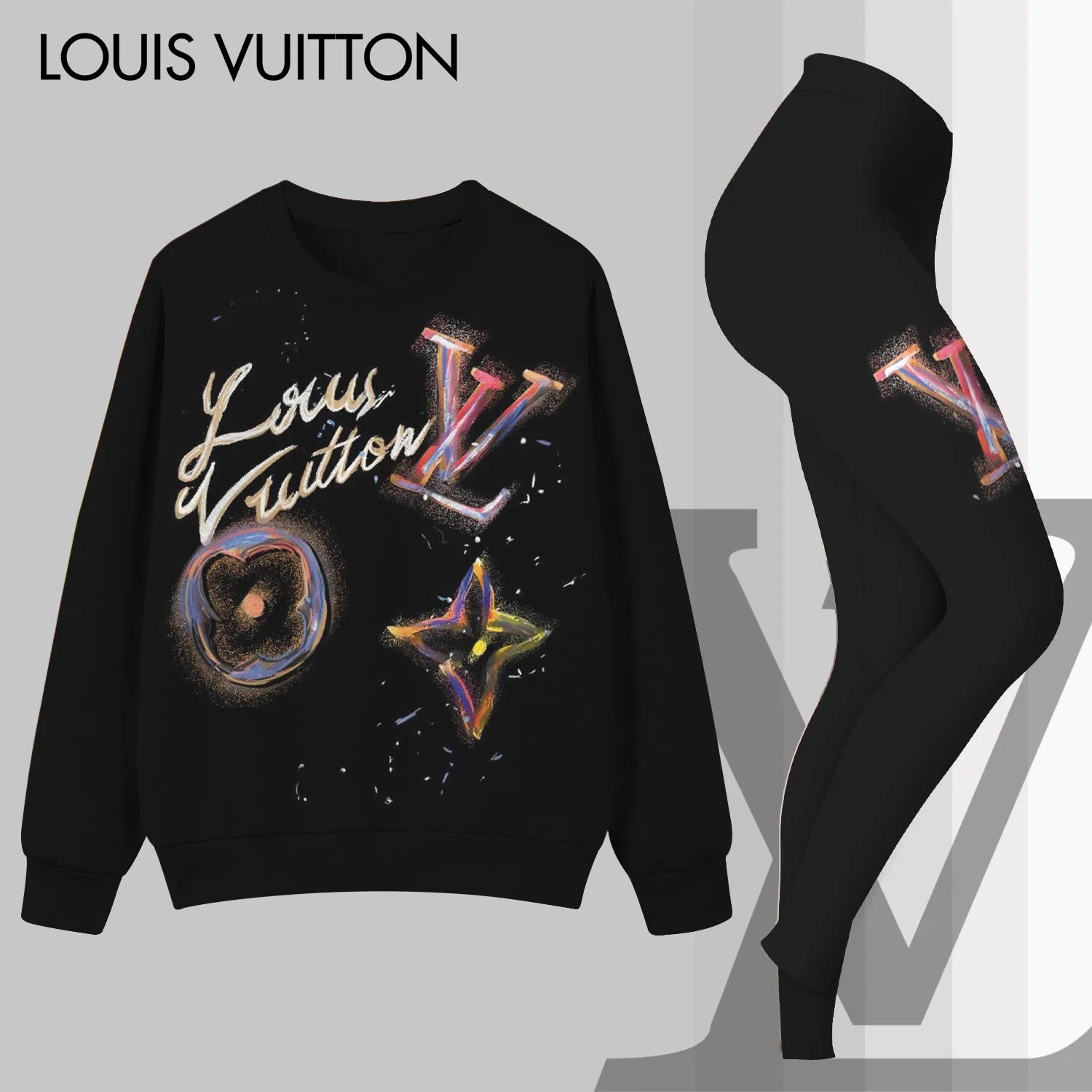 L.v | Premium Sweater And Leggings Set Mn-sls-032