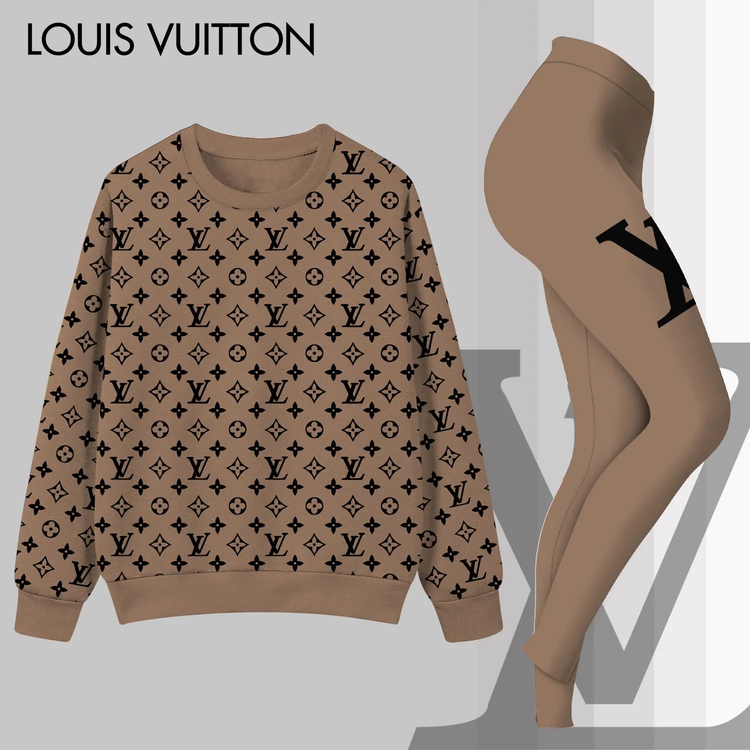 L.v | Premium Sweater And Leggings Set Mn-sls-043
