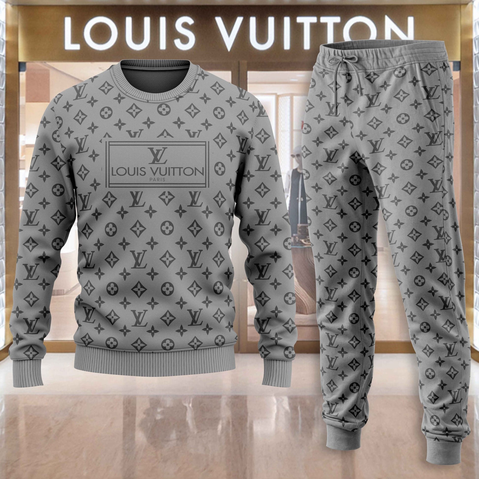 L.v |  Luxury Sweater And Pants  Mn-sp-011