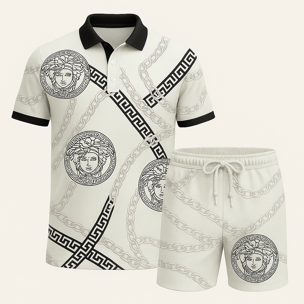 V.s.c | New Release � Luxury Brand Combo Polo + Short For Men Mn-pl-014