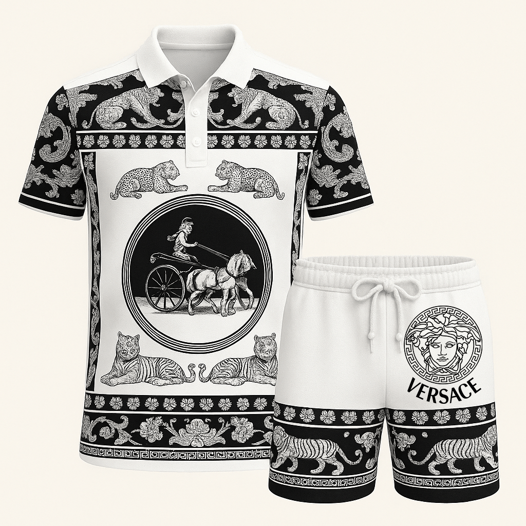 V.s.c | New Release � Luxury Brand Combo Polo + Short For Men Mn-pl-019