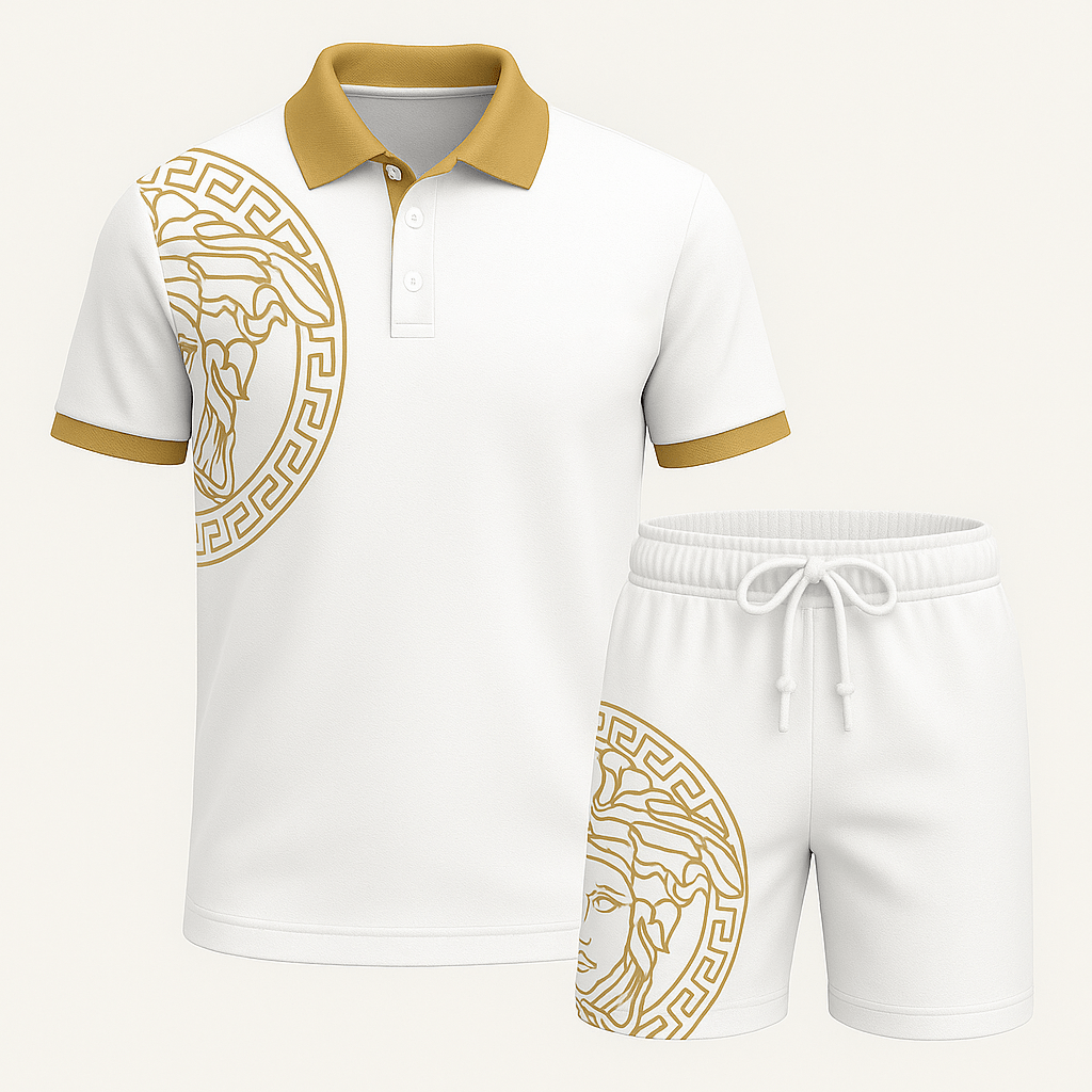 V.s.c | New Release � Luxury Brand Combo Polo + Short For Men Mn-pl-043