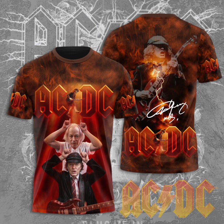 Angus Young  Premium 3d Shirt Acd1