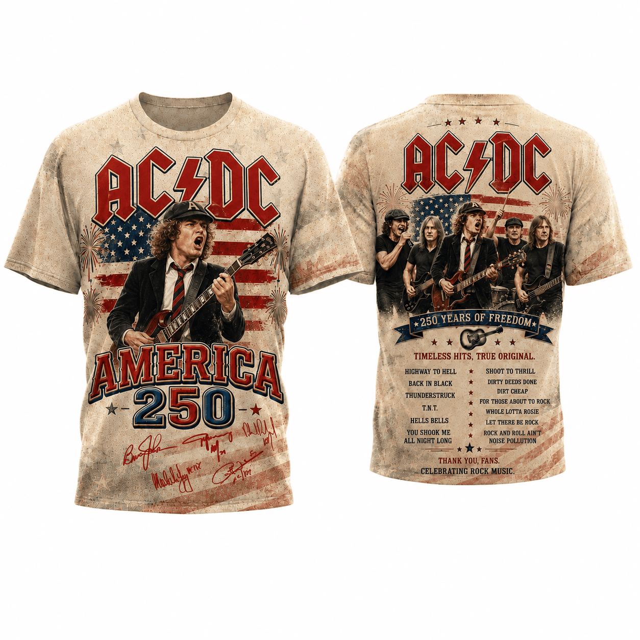 Premium  America 250 3d Shirt Acd1