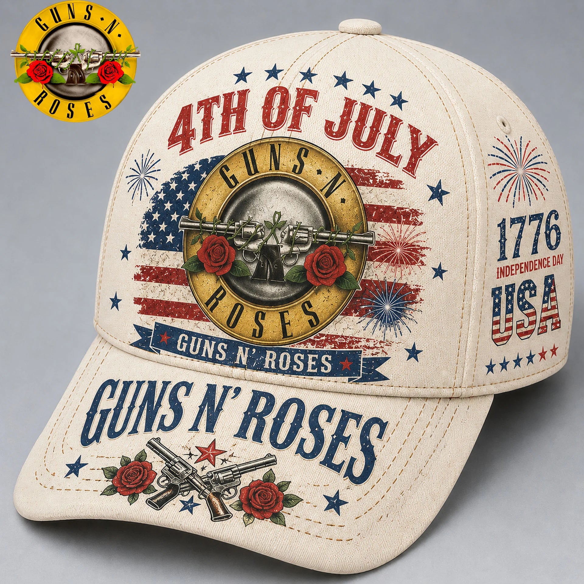 Premium GNR 4th of July American Legend Baseball Cap HCH-039