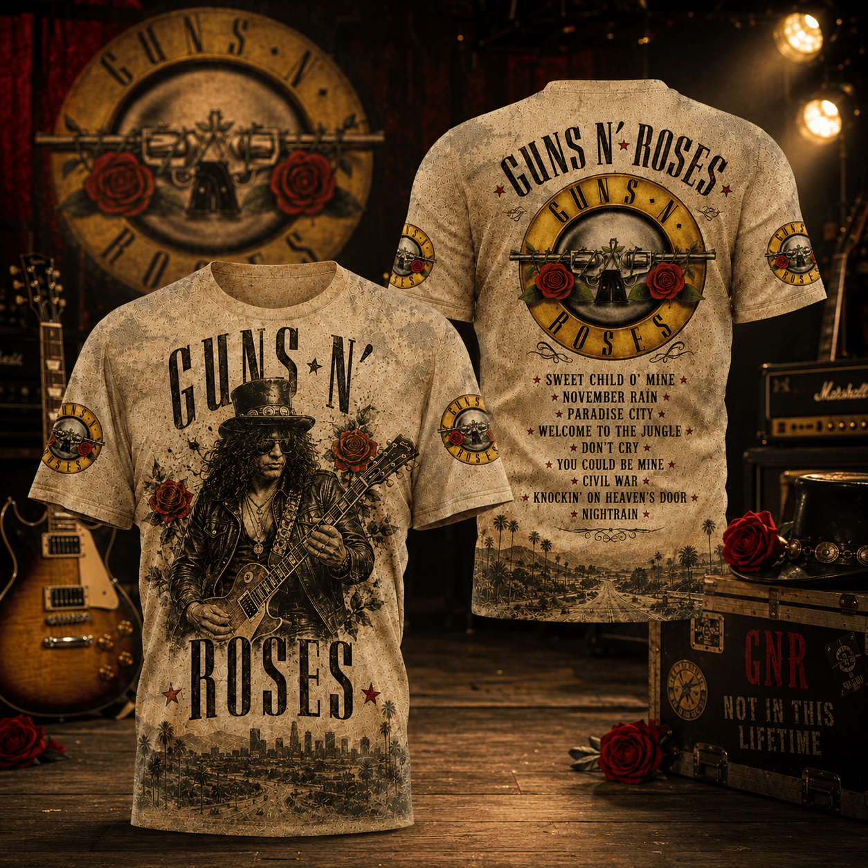 Premium G.N.R Timeless Music Icon Shirt HCH-012
