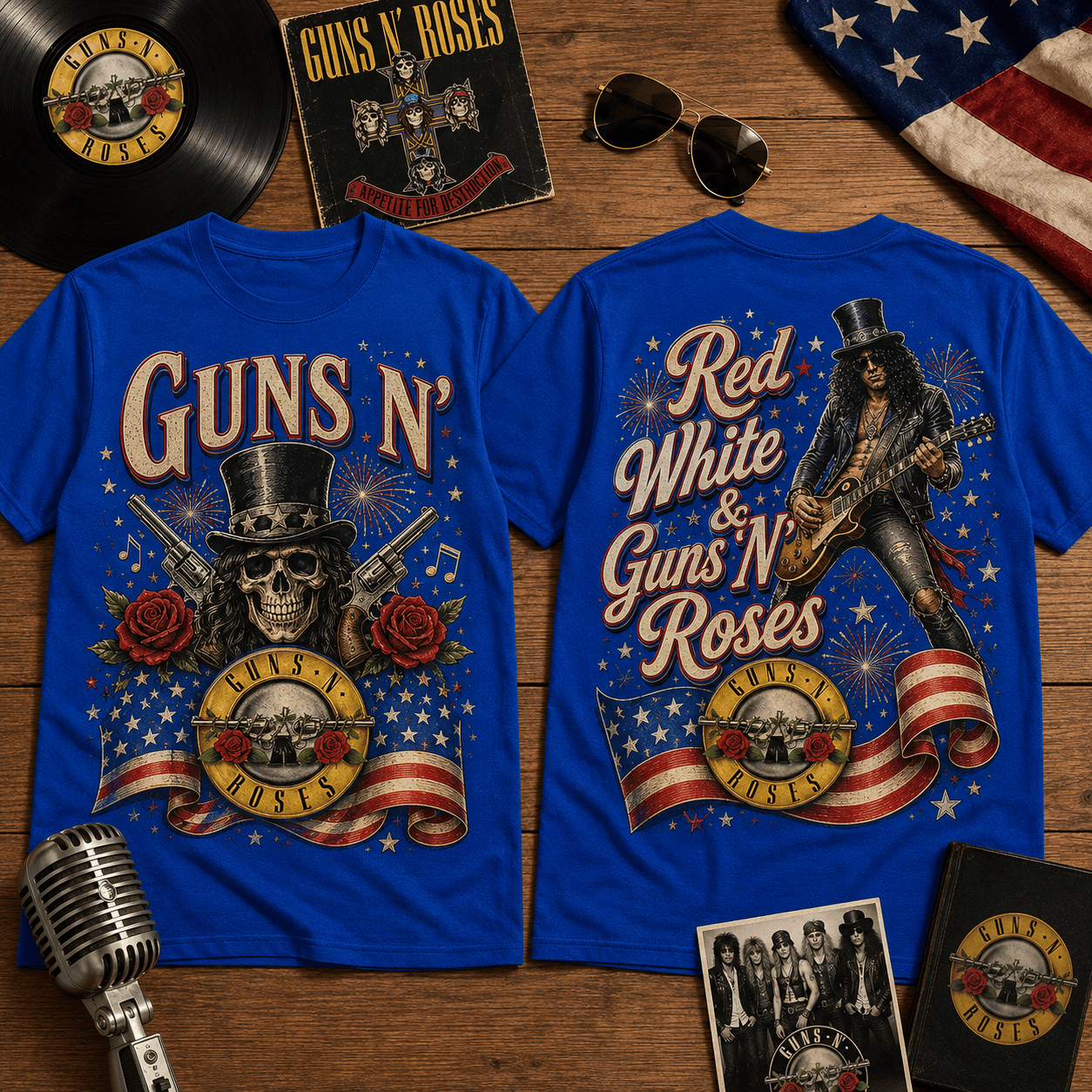 Premium G.N.R Vintage Celebration Shirt TD HCH-013