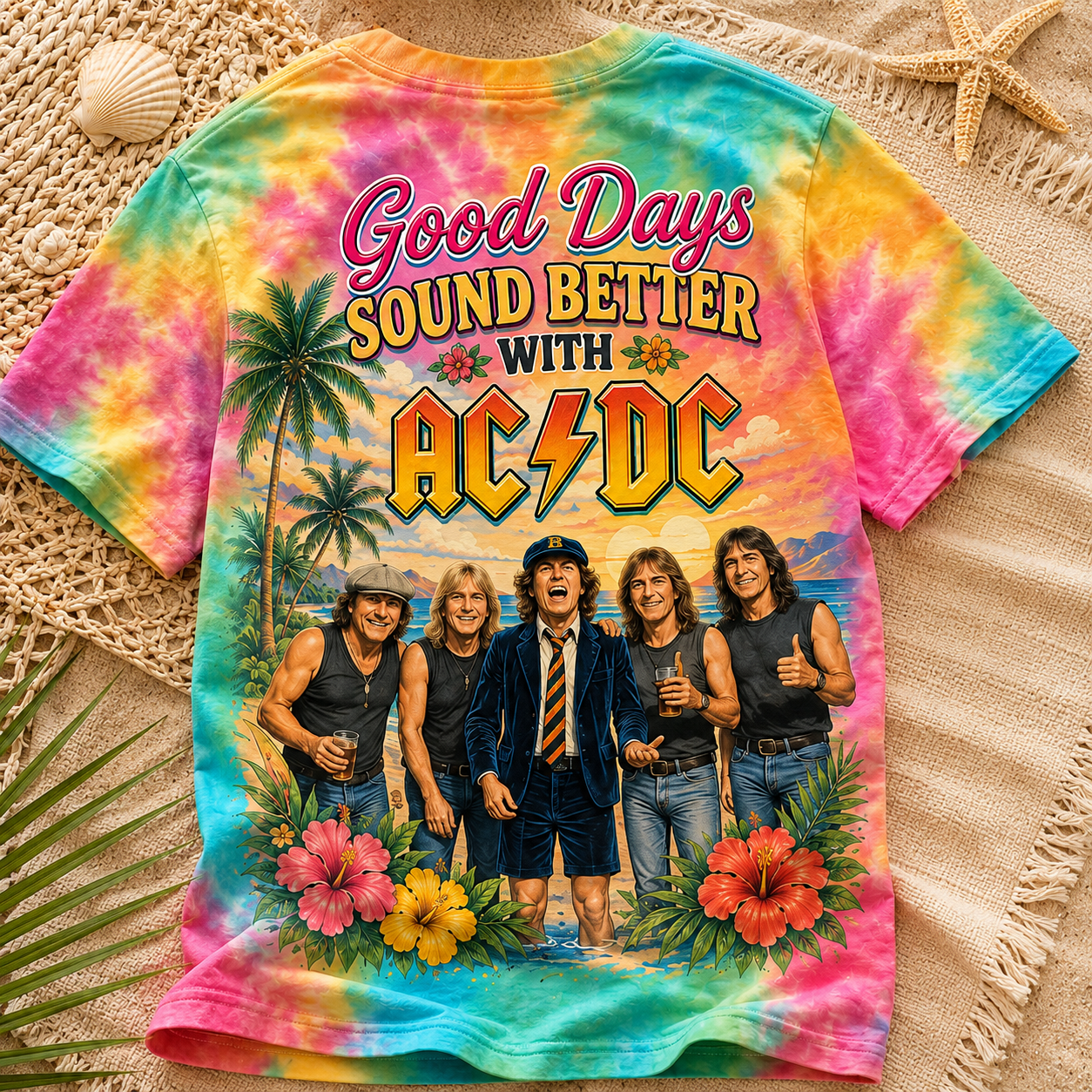 Premium Good Days Summer Vibes 3D Shirt Acd1