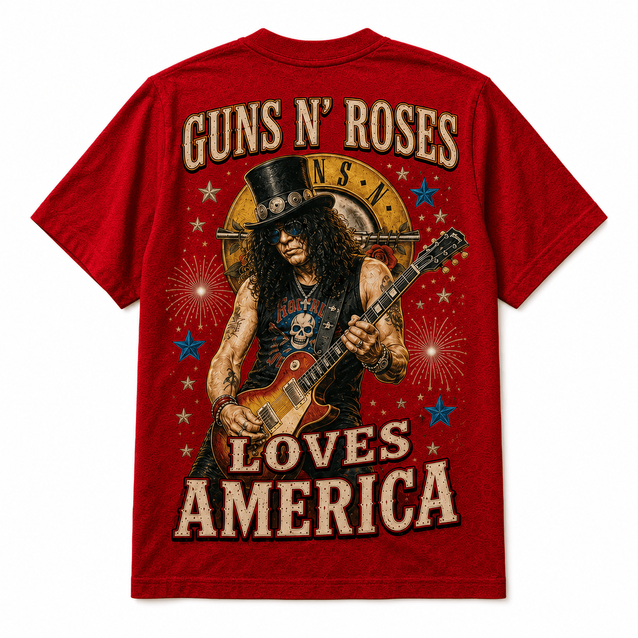 Premium G.N.R America 250 Years of Freedom Tribute T-Shirt HCH-016