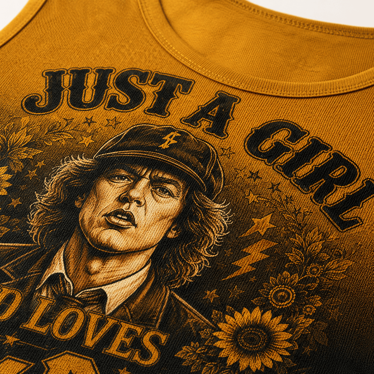 Premium Sunflower Tank Top TD Acd1