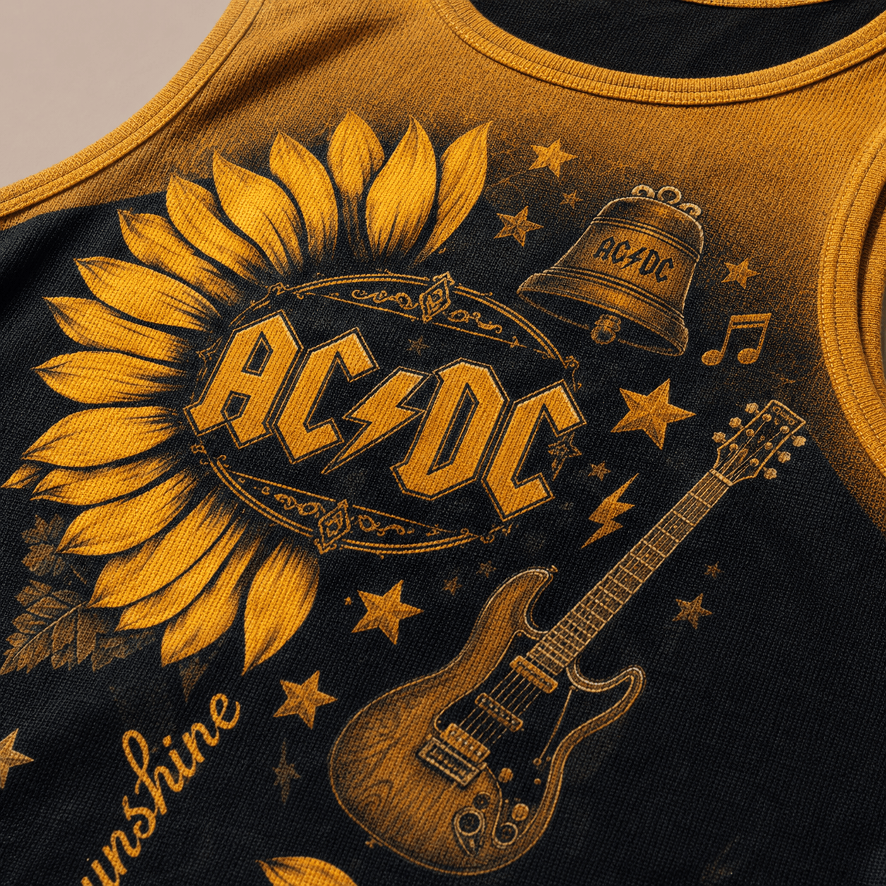 Premium Sunflower Tank Top TD Acd1
