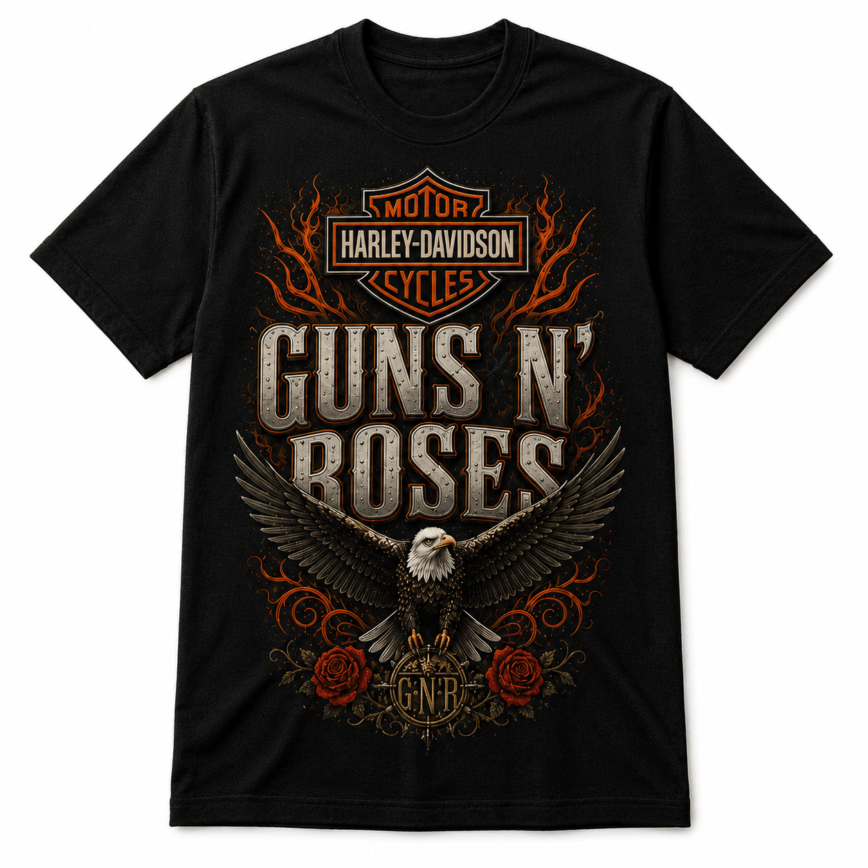 Premium G.N.R Harley Davidson 3D Shirt HCH-019