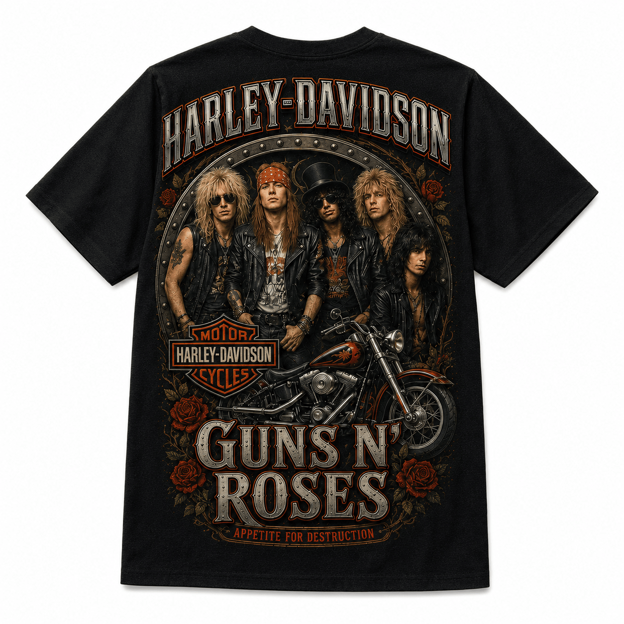 Premium G.N.R Harley Davidson 3D Shirt HCH-019