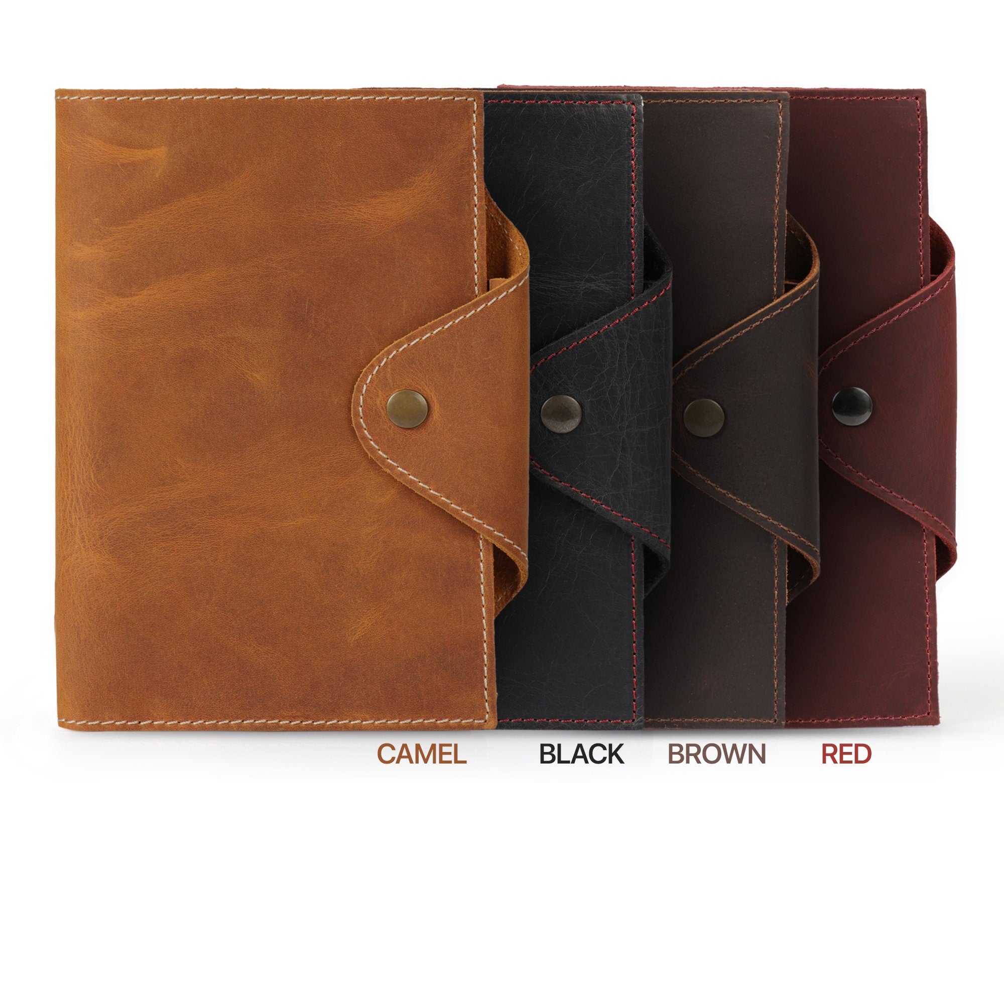 Personalized Top Grain Leather Journal and Organizer, Hand Crafted Portfolio with Notepad, Custom Portfolio Notepad, Office Gifts