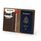 Personalized Leather Passport Holder, Leather Passport Cover with Customization Option, Passport Case, Genuine Leather Passport Wallet 8