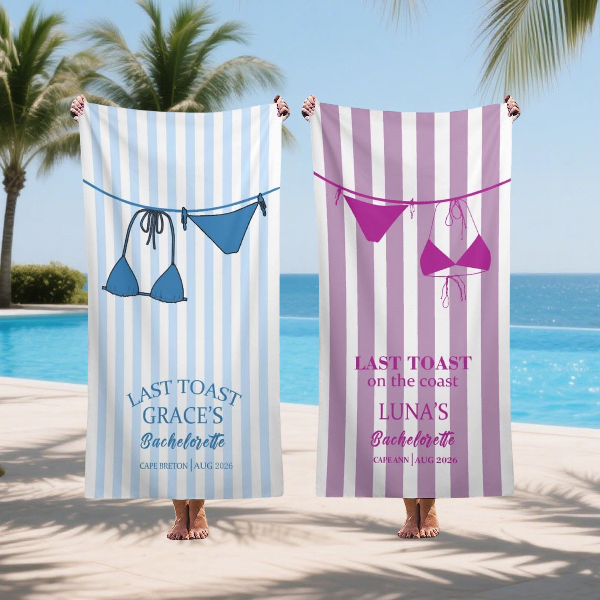 Bachelorette Beach Towel,beach Towel,disco Beach Towels,beach Bride Bachelorette,personalized Bachelorette Party Gift