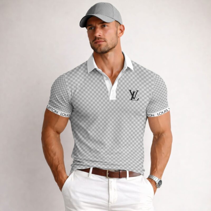 L.v | Signature Men Polo And Baseball Cap Mn-pc-017